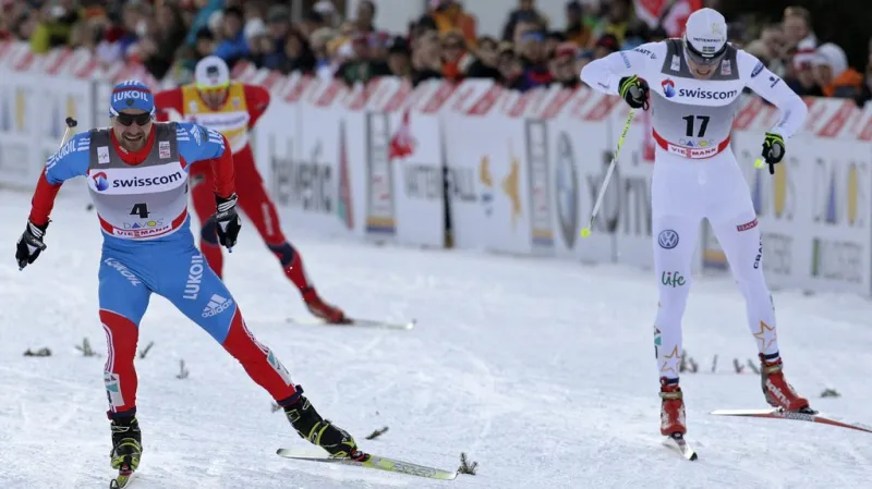 Alexej Petuchov (vlevo) a Teodor Peterson