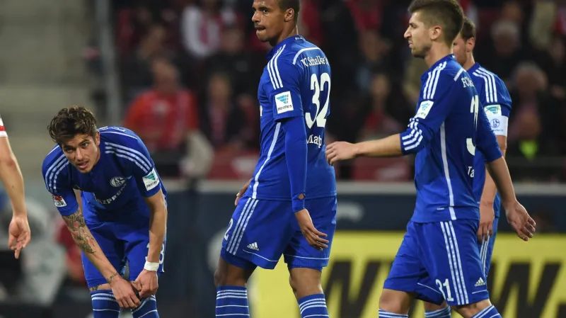 Zklamaní hráči Schalke