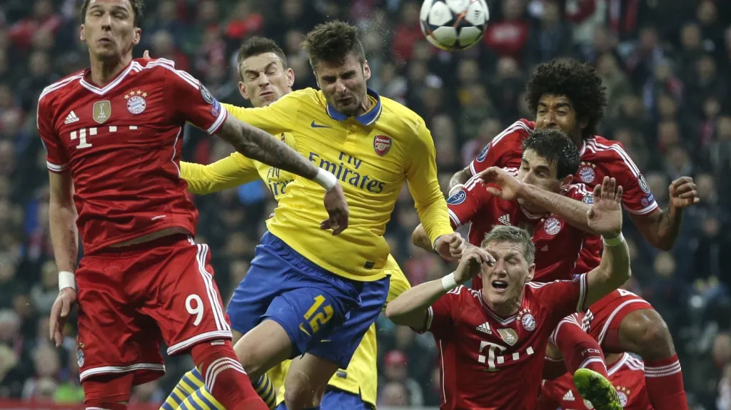 Utkání Bayern Mnichov - Arsenal