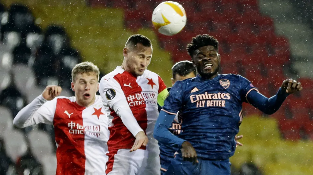 Utkání Slavia Praha - Arsenal