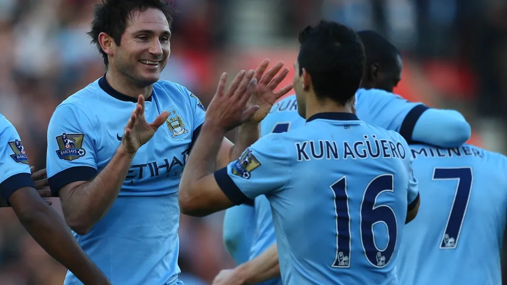 Slavící hráči Manchesteru City