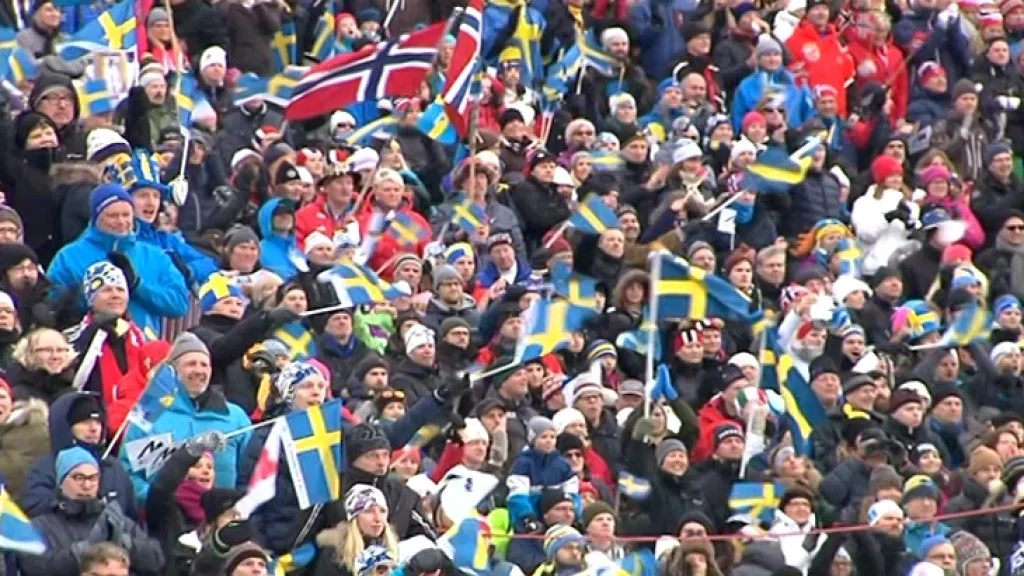 Falun zaplavily kvůli MS tisíce diváků