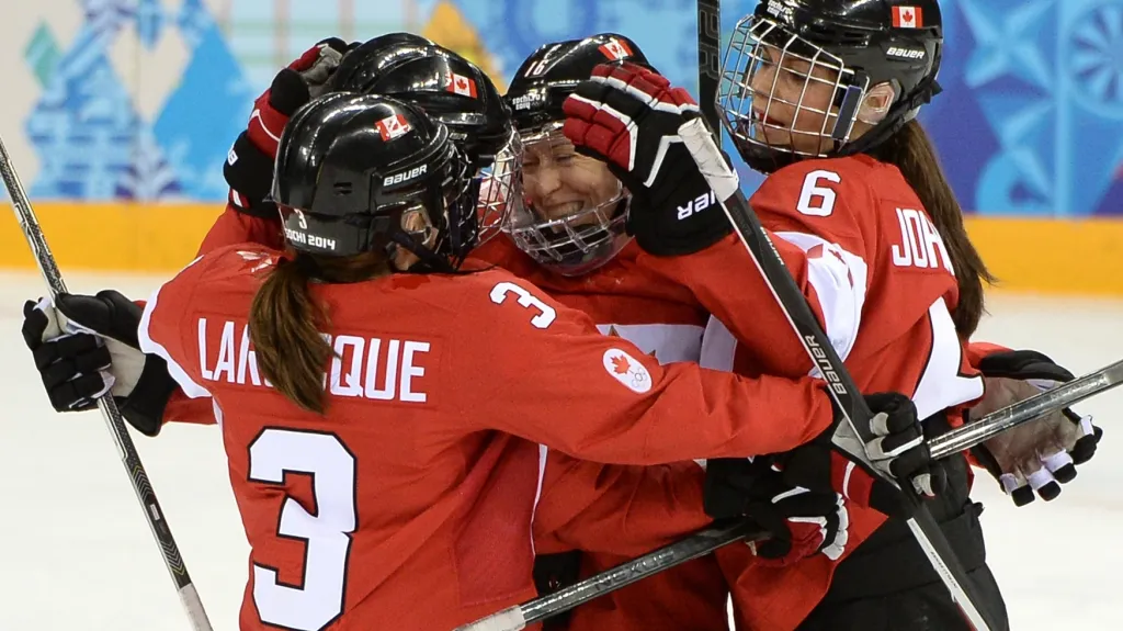 Radost kanadských hokejistek