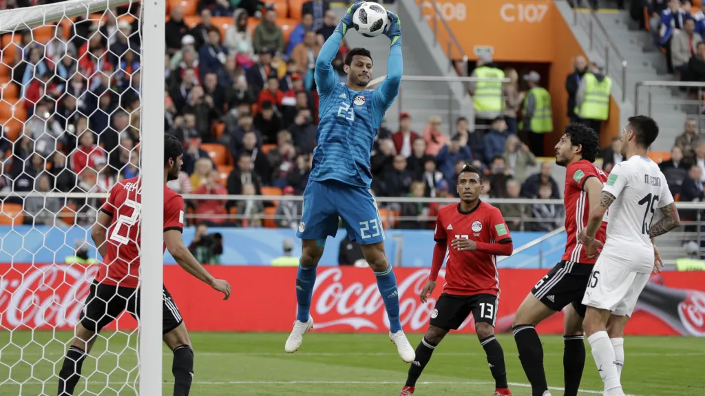 Egyptský gólman Šanáví