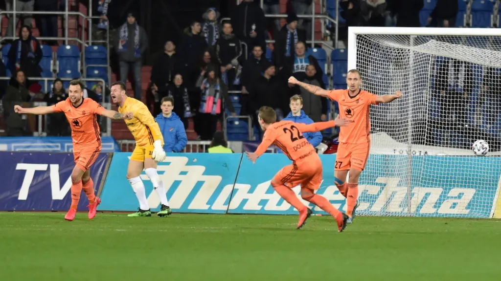 Radost fotbalistů Mladé Boleslavi