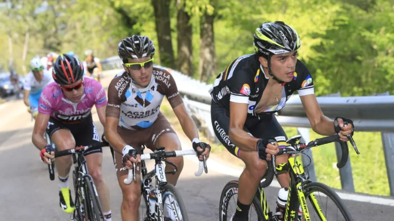 Domenico Pozzovivo (uprostřed)