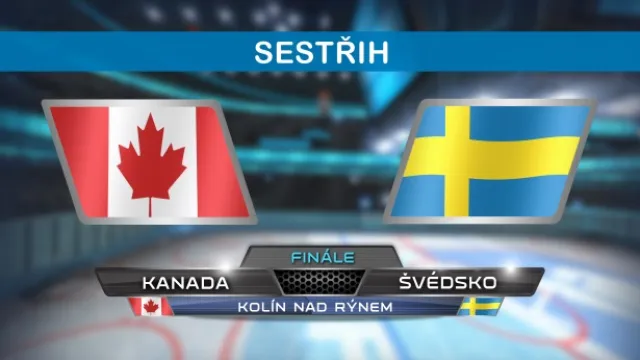 Sestřih finále Kanada - Švédsko