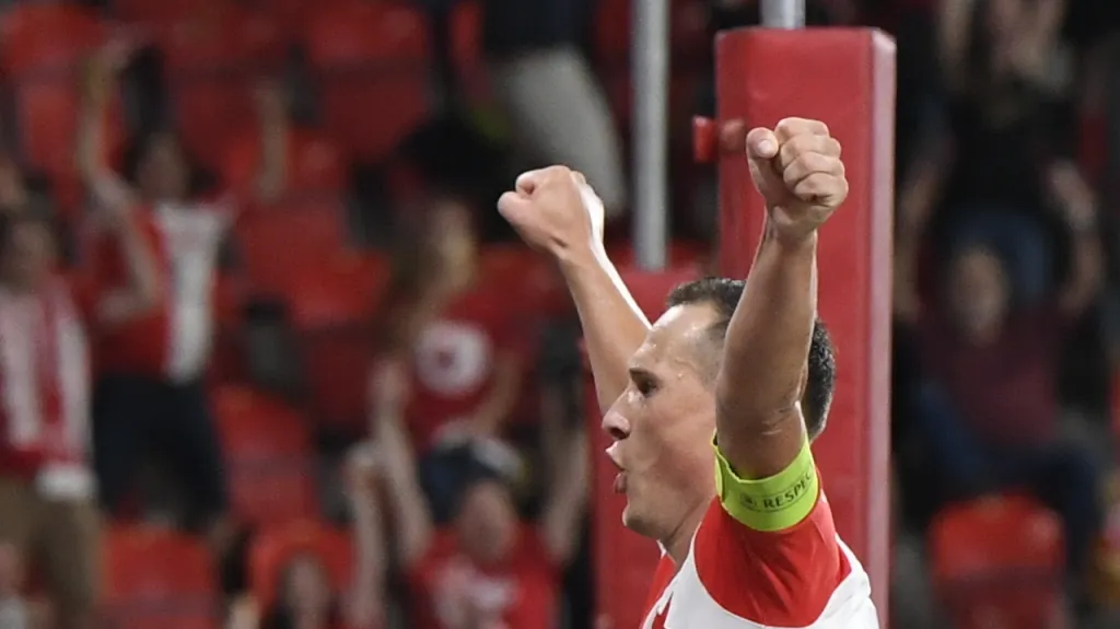 Slávistický obránce Jan Bořil