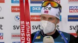 Reakce Laegreida po triumfu ve stíhacím závodu biatlonistů SP v Östersundu