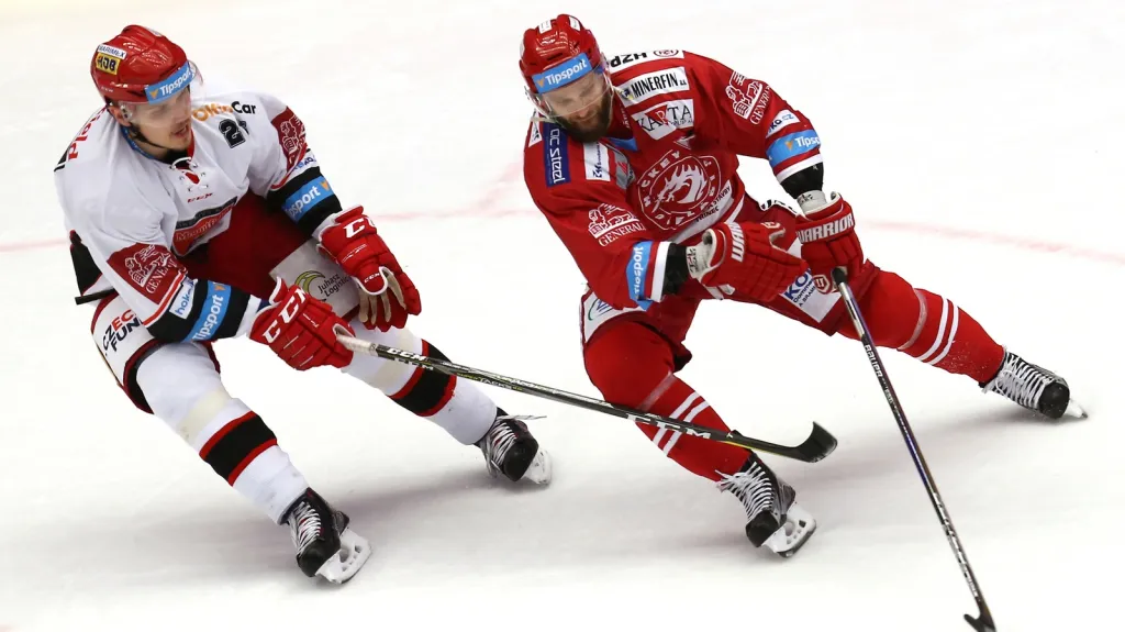 Utkání Třinec - Hradec Králové