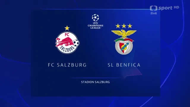 Sestřih utkání Salcburk – Benfica Lisabon