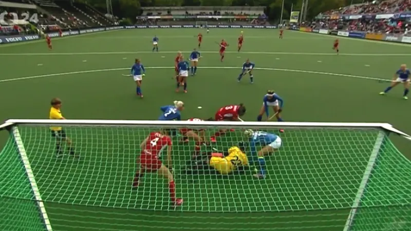 České pozemní hokejistky nestačily na Belgii