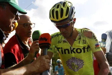 Podřený Alberto Contador po sedmé etapě Vuelty 2016