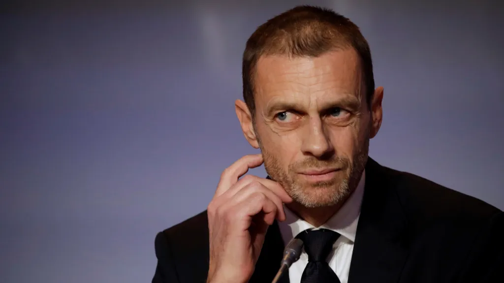 Předseda Evropské fotbalové unie UEFA Aleksander Čeferin
