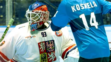 Sestřih semifinále hokejbalistů Česko – Finsko
