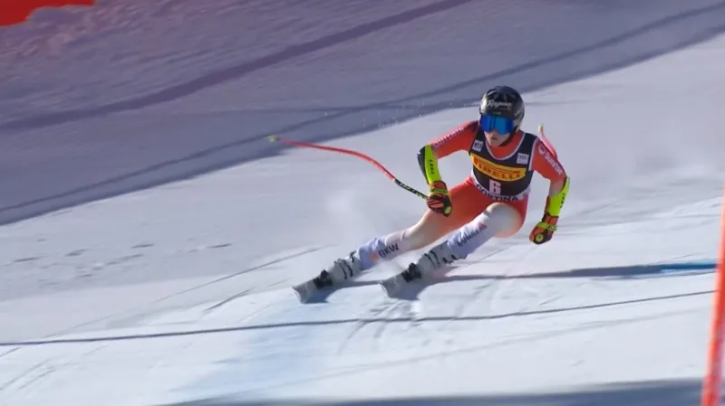 Vítězná jízda Lary Gutové-Behramiové v Cortině d'Ampezzo