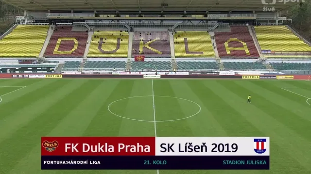Sestřih a ohlasy utkání Dukla Praha - Líšeň