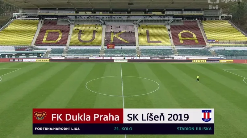 Sestřih a ohlasy utkání Dukla Praha - Líšeň