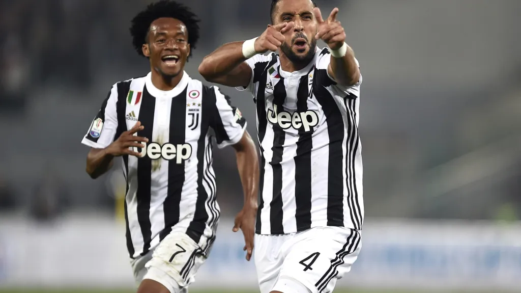 Radost hráčů Juventusu