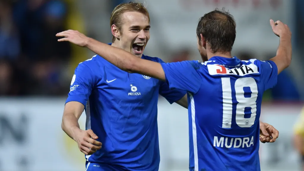 Slavící fotbalisté Liberce