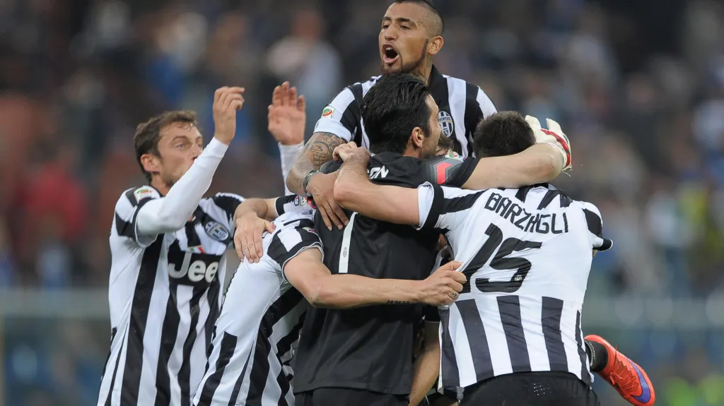 Slavící hráči Juventusu