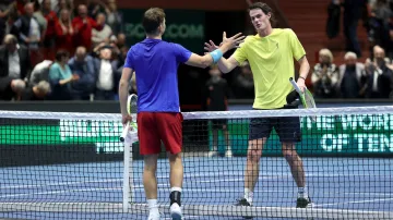 Závěr obou vítězných setů Dalibora Svrčiny