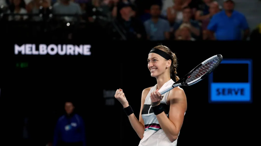 Spokojená Petra Kvitová na Australian Open