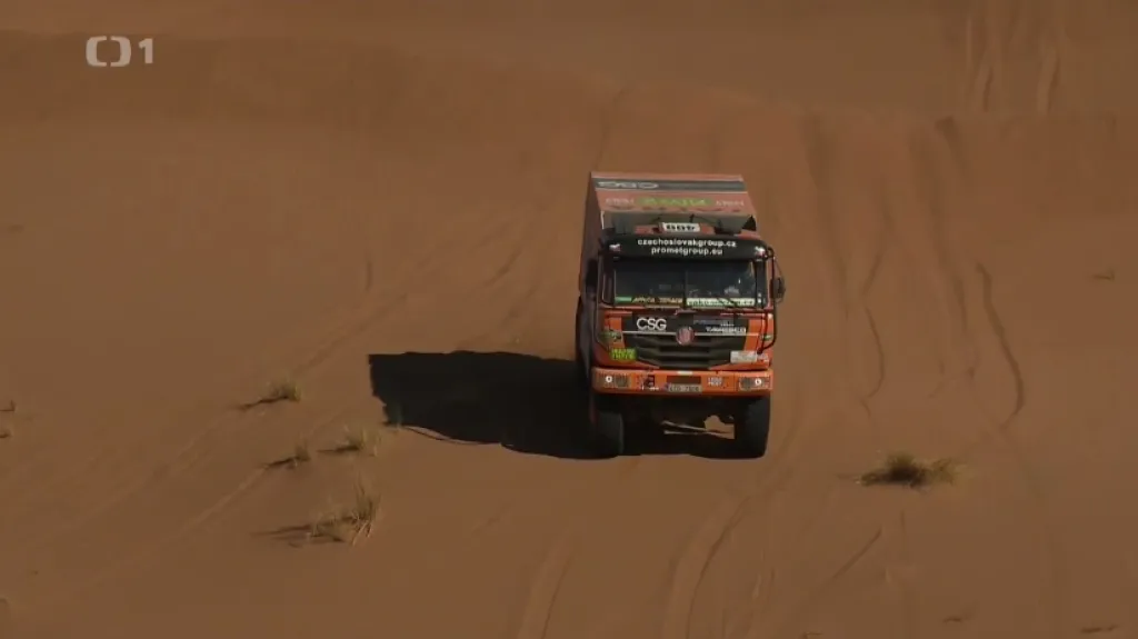 Tomeček po třetí etapě Eco Race klesl na druhé místo