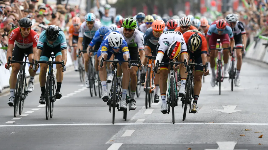 Finiš první etapy na Tour de Germany