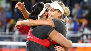 Hermannová se Slukovou vítězí nad Argentinou