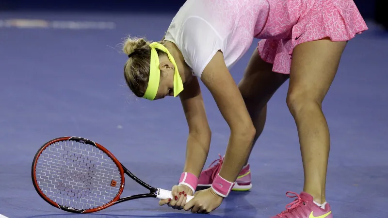 Zklamaná Petra Kvitová