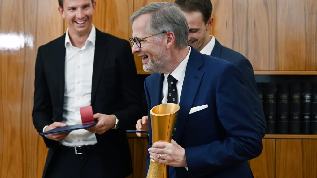 Petr Fiala s Perušičem a Schweinerem