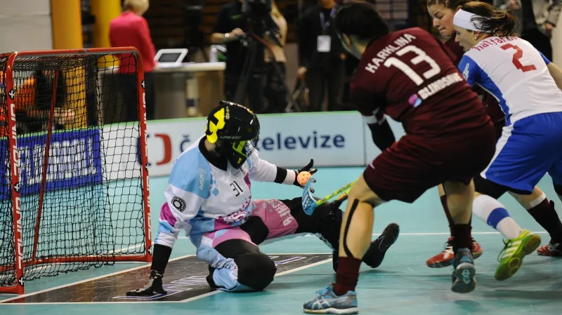 Sestřih utkání MS ve florbale: Česko - Lotyšsko