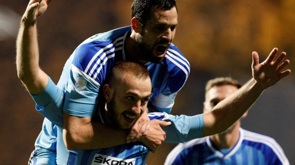 Radost fotbalistů Mladé Boleslavi