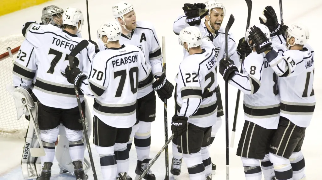 Slavící hokejisté Los Angeles