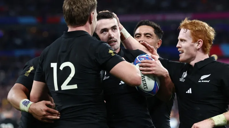 Radost ragbistů Nového Zélandu