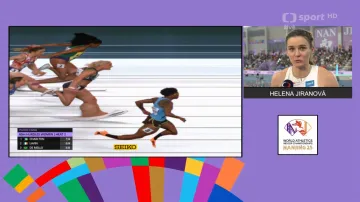 Rozběh na 60 metrů překážek s Helenou Jiranovou a ohlas