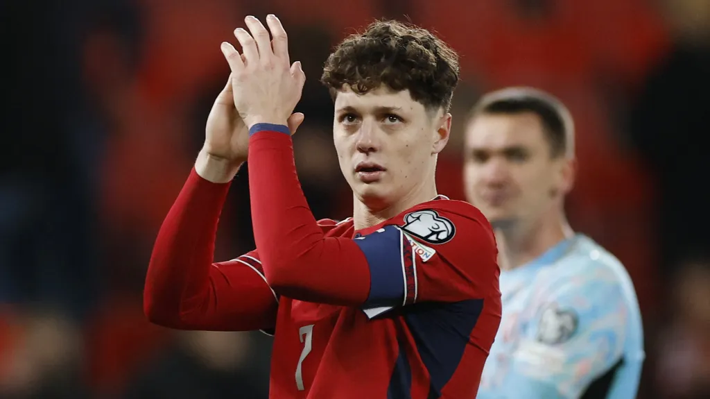 Kapitán české reprezentace Ladislav Krejčí