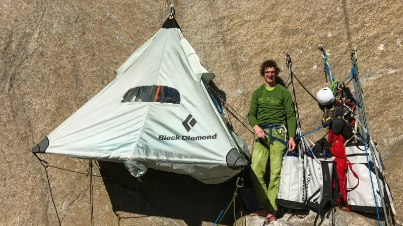 Ondra na stěně Dawn Wall i přespává