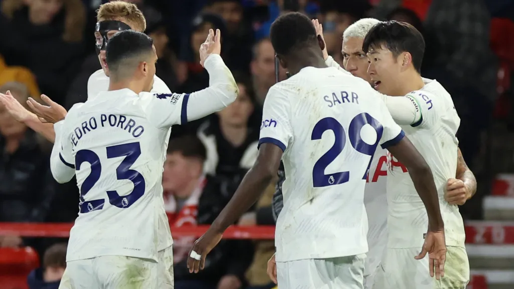 Radost fotbalistů Tottenhamu