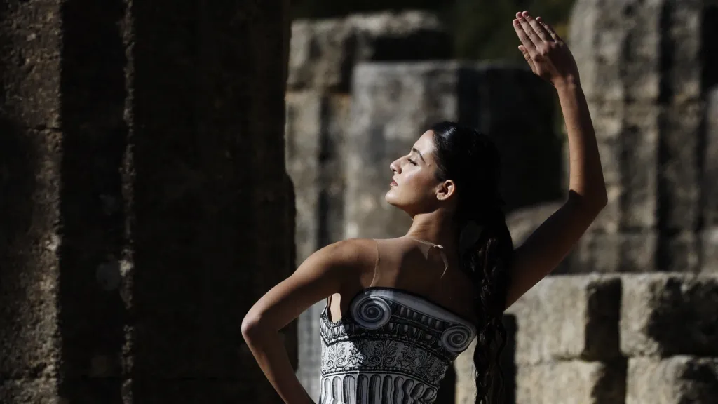 Zkouška zapálení olympijské pochodně