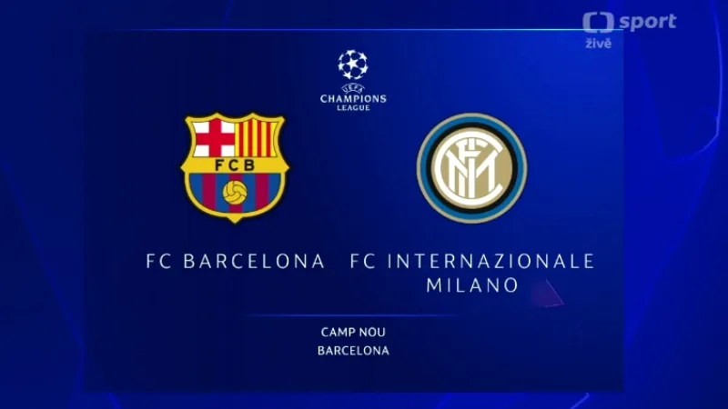 Sestřih utkání Barcelona - Inter Milán