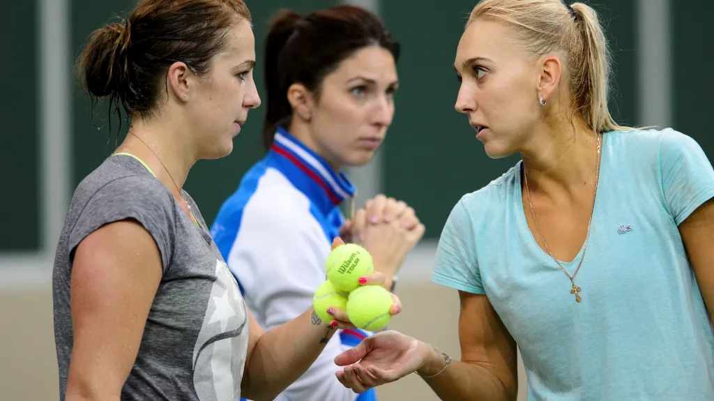 Ruské tenistky před finále Fed Cupu