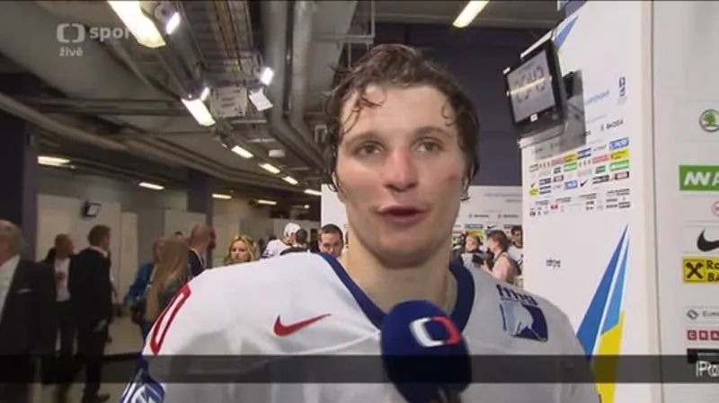 Reakce francouzských hráčů po vítězném zápase s Ruskem