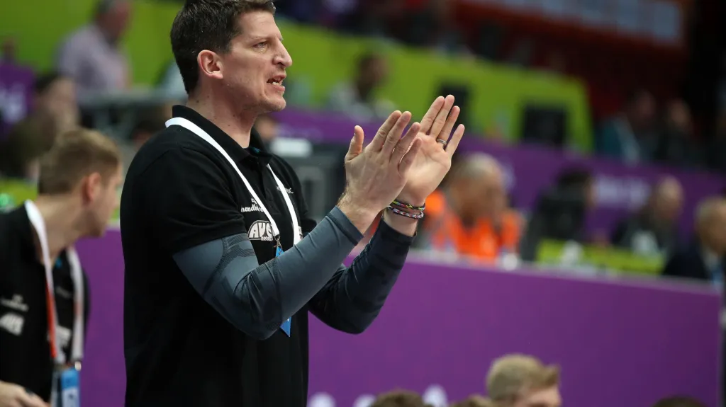 Trenér házenkářské reprezentace Daniel Kubeš