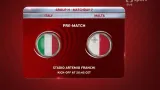 Sestřih utkání Itálie - Malta