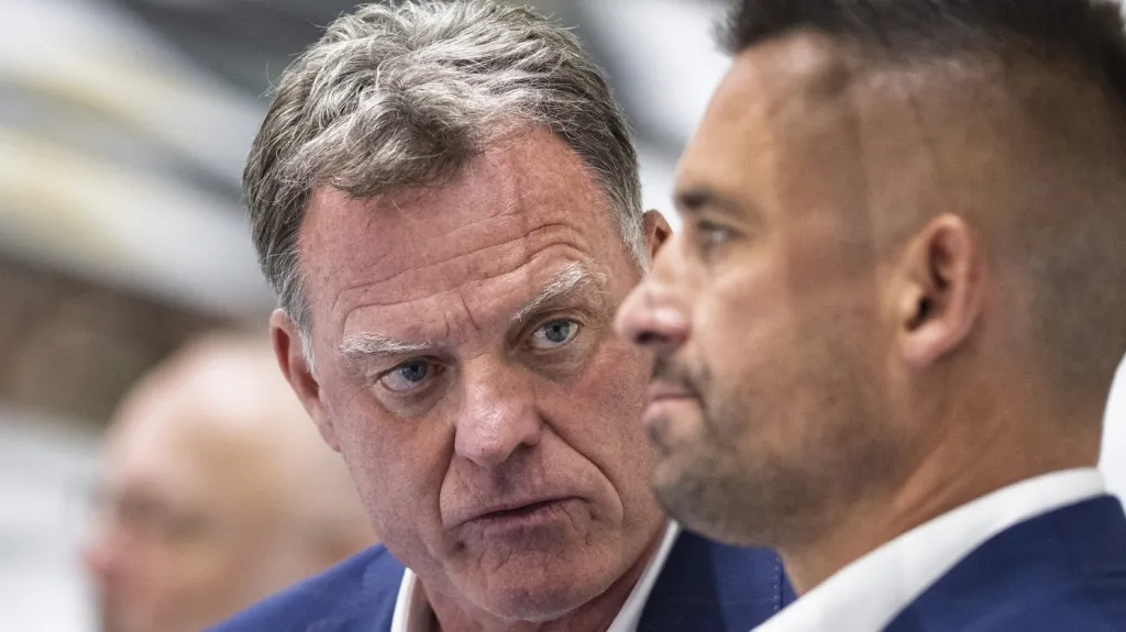 Radim Rulík (vlevo) a Tomáš Plekanec