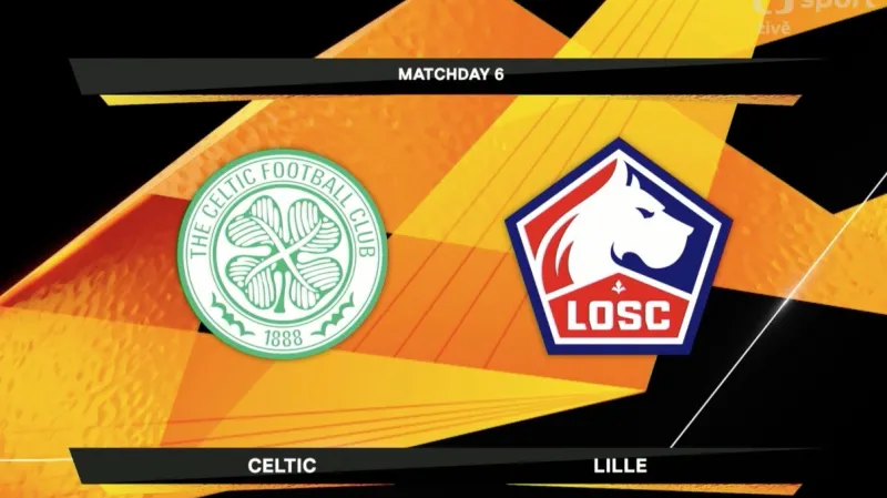 Sestřih utkání Celtic Glasgow – Lille