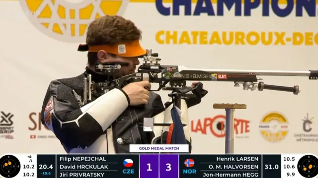 Čeští sportovní střelci získali na ME stříbro v malorážce