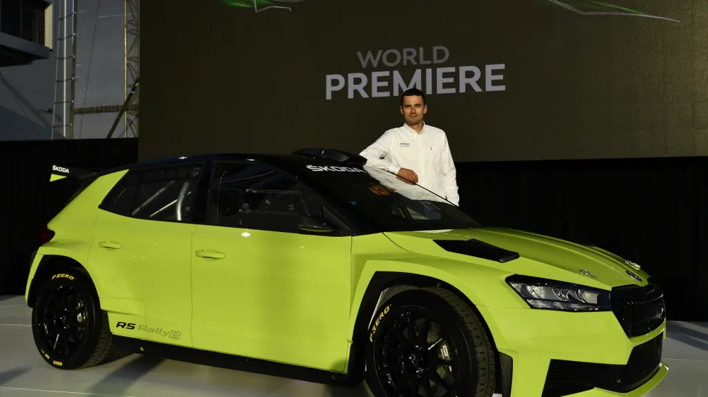 Jan Kopecký s novou Fabií RS Rally2 